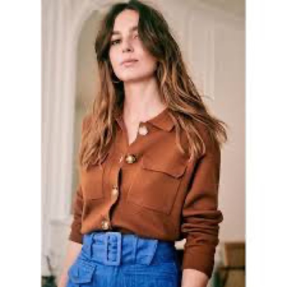 Sézane Gilet Betty Sweater Jacket